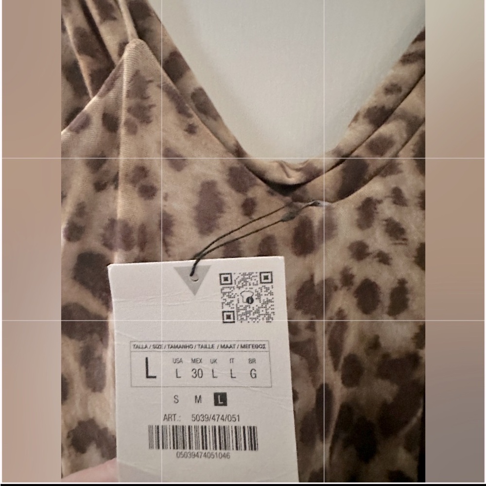 NWT Zara LeopardPrintDress🎀 For a VDay or anyday in a Bloggers Fave!🥰💕🔥 - Picture 8 of 8